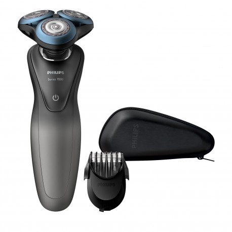 Máquina de barbear elétrica a húmido e a seco series 7000
