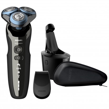 Máquina de barbear elétrica a húmido e a seco series 6000
